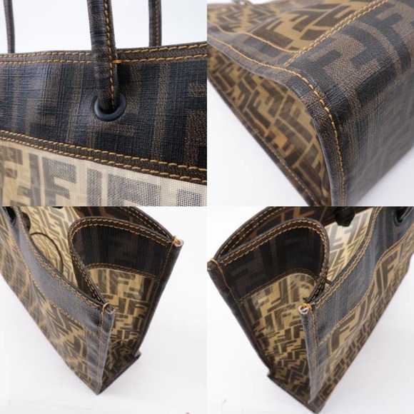 💎✨BEAUTIFUL✨💎Authentic FENDI Zucca Mesh Tote Bag - Picture 10 of 12